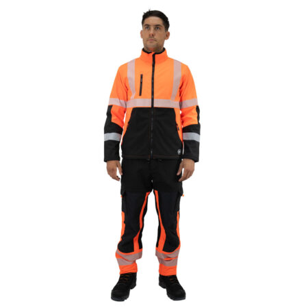 Chaqueta Softshell HW Oklan Rojo Fluor