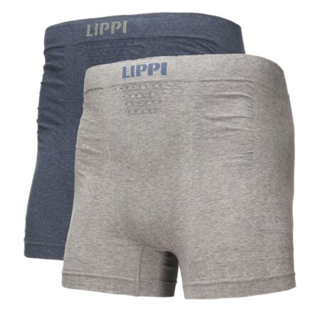 Ropa Interior Pack Skintec Seamless Boxer Gris Medio y