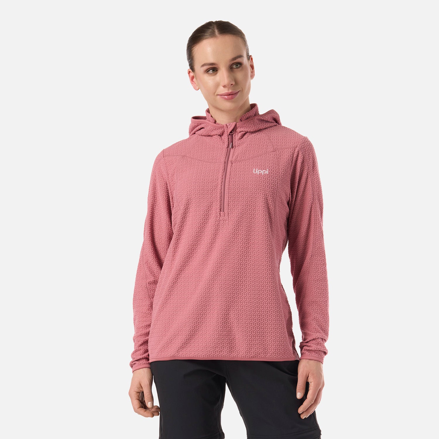 Poleron Jacaranda Nano-F 1 4 Zip Hoody - Imagen 7