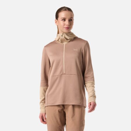 Polerón Maestri Nano-F 1 4 Zip Hoody Canela