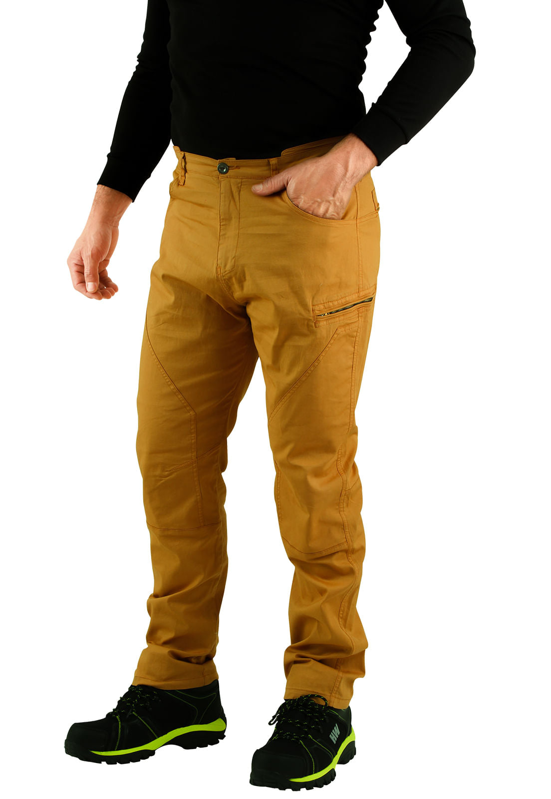 PANTALÓN HW RANGI MUSTARD