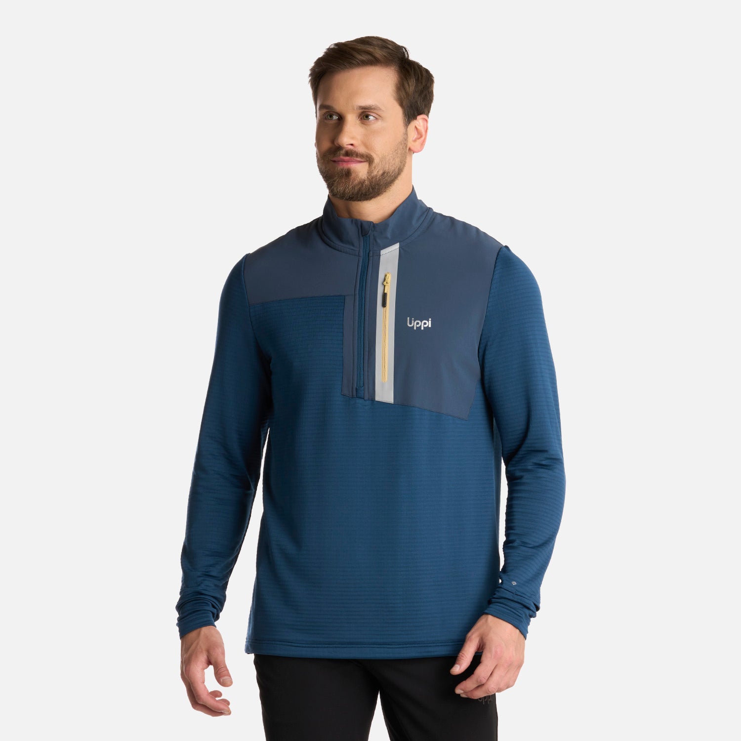 Polerón Karova Nano-F 14 Zip Azulino