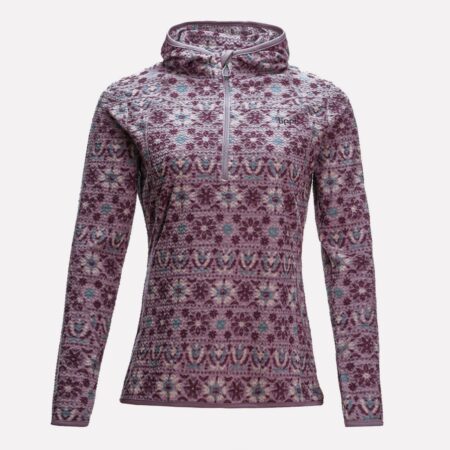 Poleron Jacaranda Nano-F 14 Zip Hoody Print Palo