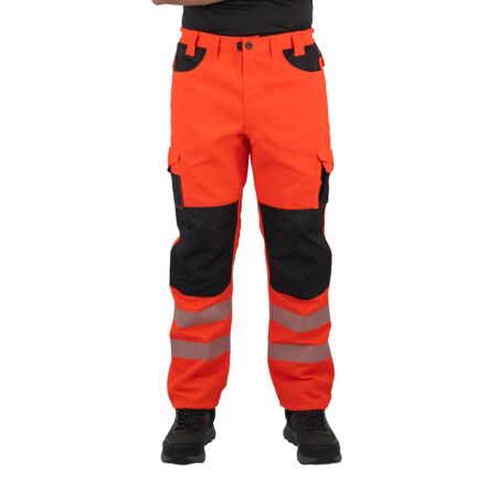 PANTALÓN CARGO HW DAKOTA ROJO FLUOR