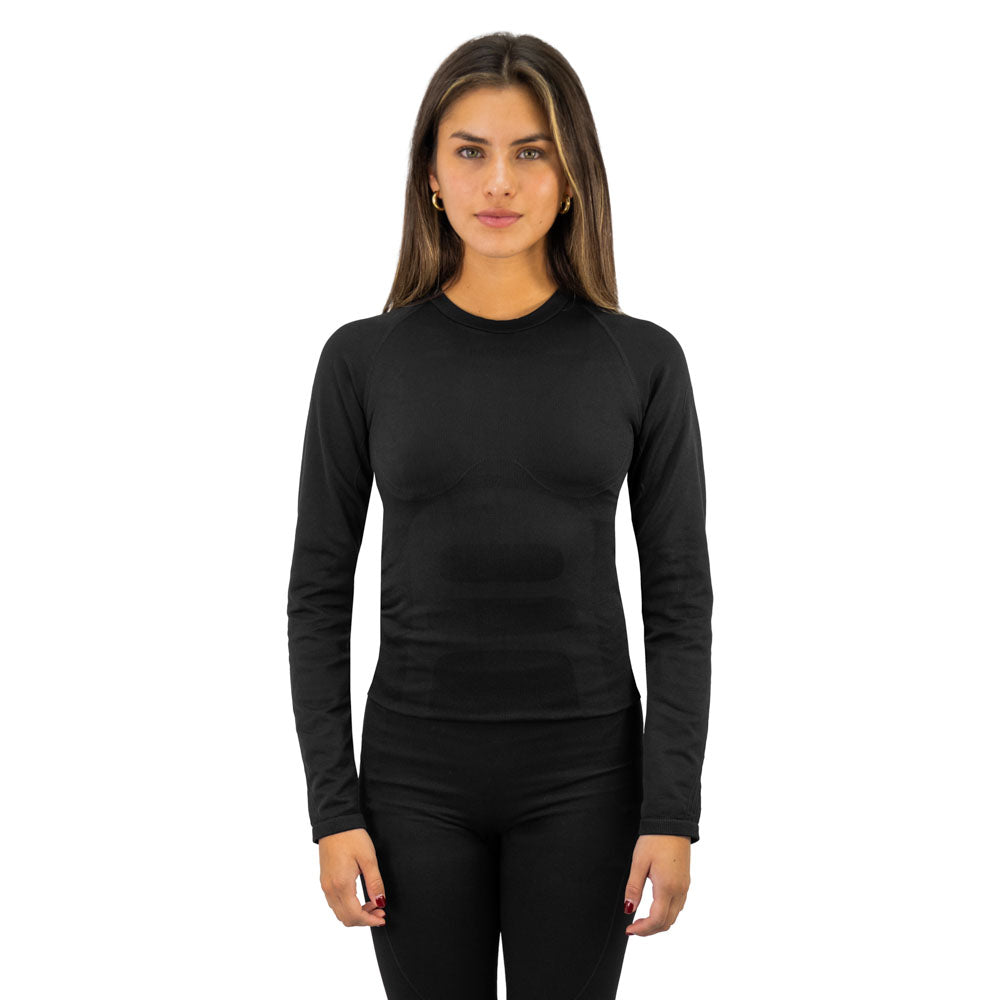 Primera Capa HW Patagonia Spandex Negro Camiseta